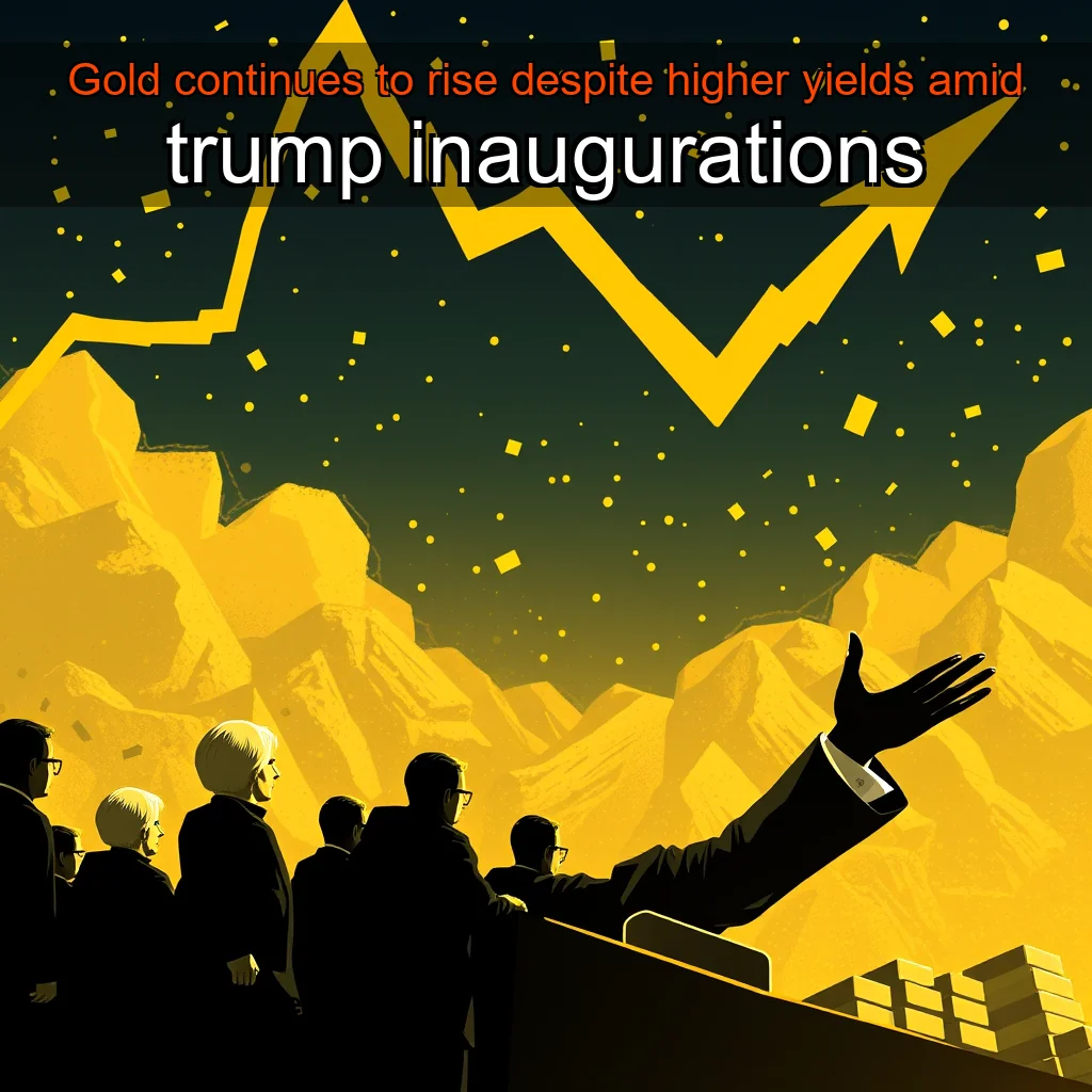 You are currently viewing Gold continues to rise despite higher yields amid trump inaugurations