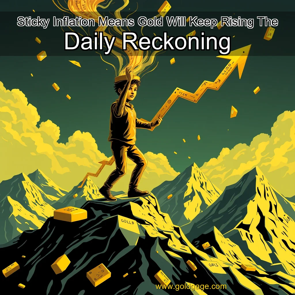 You are currently viewing Sticky Inflation Means Gold Will Keep Rising  The Daily Reckoning