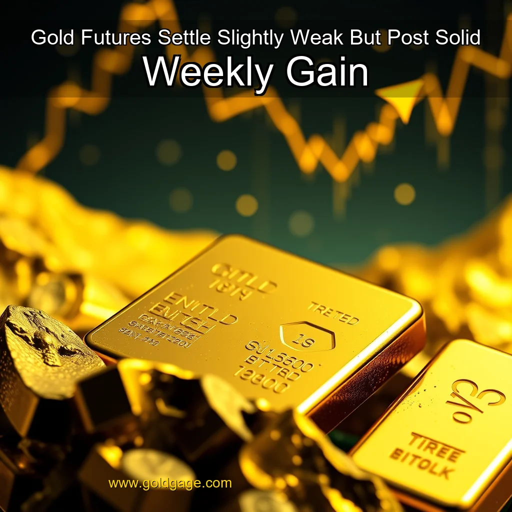 You are currently viewing Gold Futures Settle Slightly Weak  But Post Solid Weekly Gain