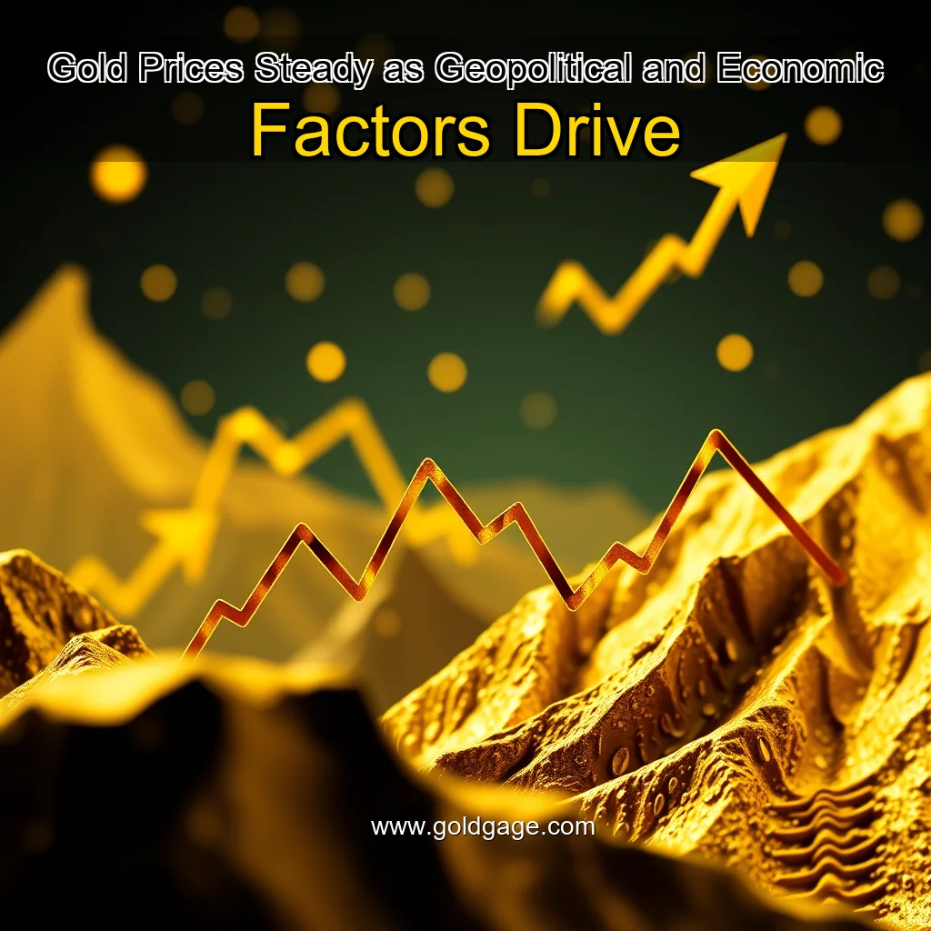 You are currently viewing Gold Prices Steady as Geopolitical and Economic Factors Drive