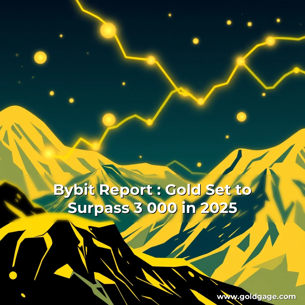 You are currently viewing Bybit Report : Gold Set to Surpass 3  000 in 2025