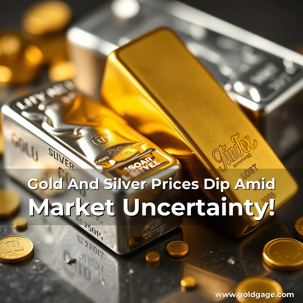 You are currently viewing Gold And Silver Prices Dip Amid Market Uncertainty!