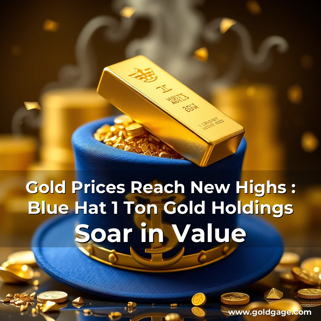 You are currently viewing Gold Prices Reach New Highs : Blue Hat 1  Ton Gold Holdings Soar in Value