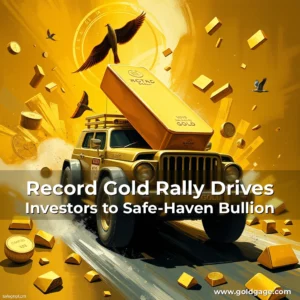 Read more about the article Record Gold Rally Drives Investors to Safe-Haven Bullion