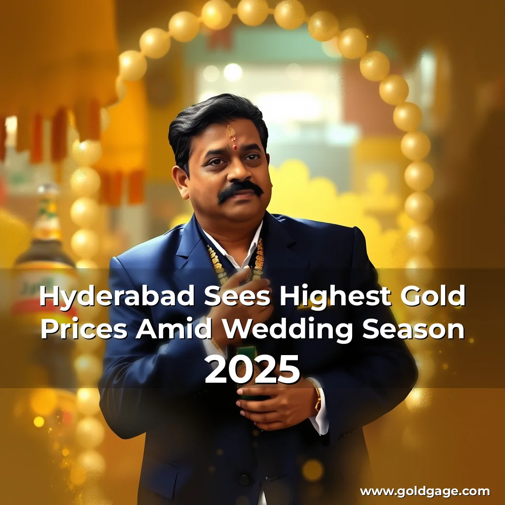 You are currently viewing Hyderabad Sees Highest Gold Prices Amid Wedding Season 2025