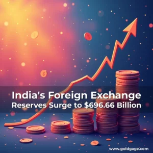Read more about the article India’s Foreign Exchange Reserves Surge to $696.66 Billion
